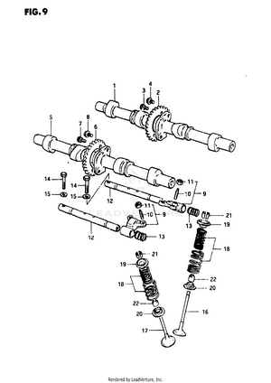Cam Shaft - Valve Schematic