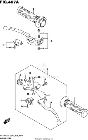 Handle Lever Schematic