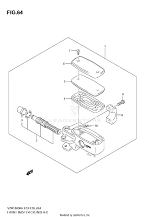 Front Master Cylinder Schematic