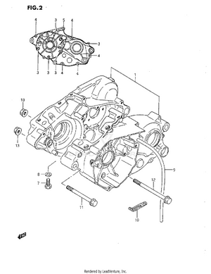 Crankcase (g/h/j) Schematic