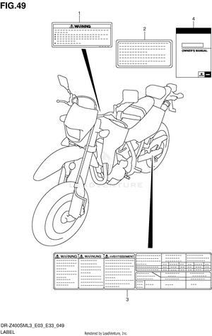 Label (dr-z400sml3 E03) Schematic