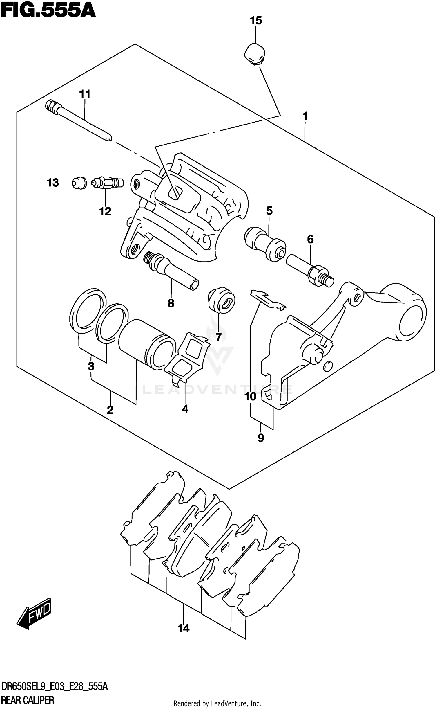 REAR CALIPER