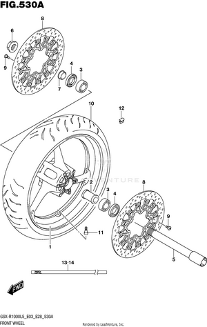 Front Wheel Schematic