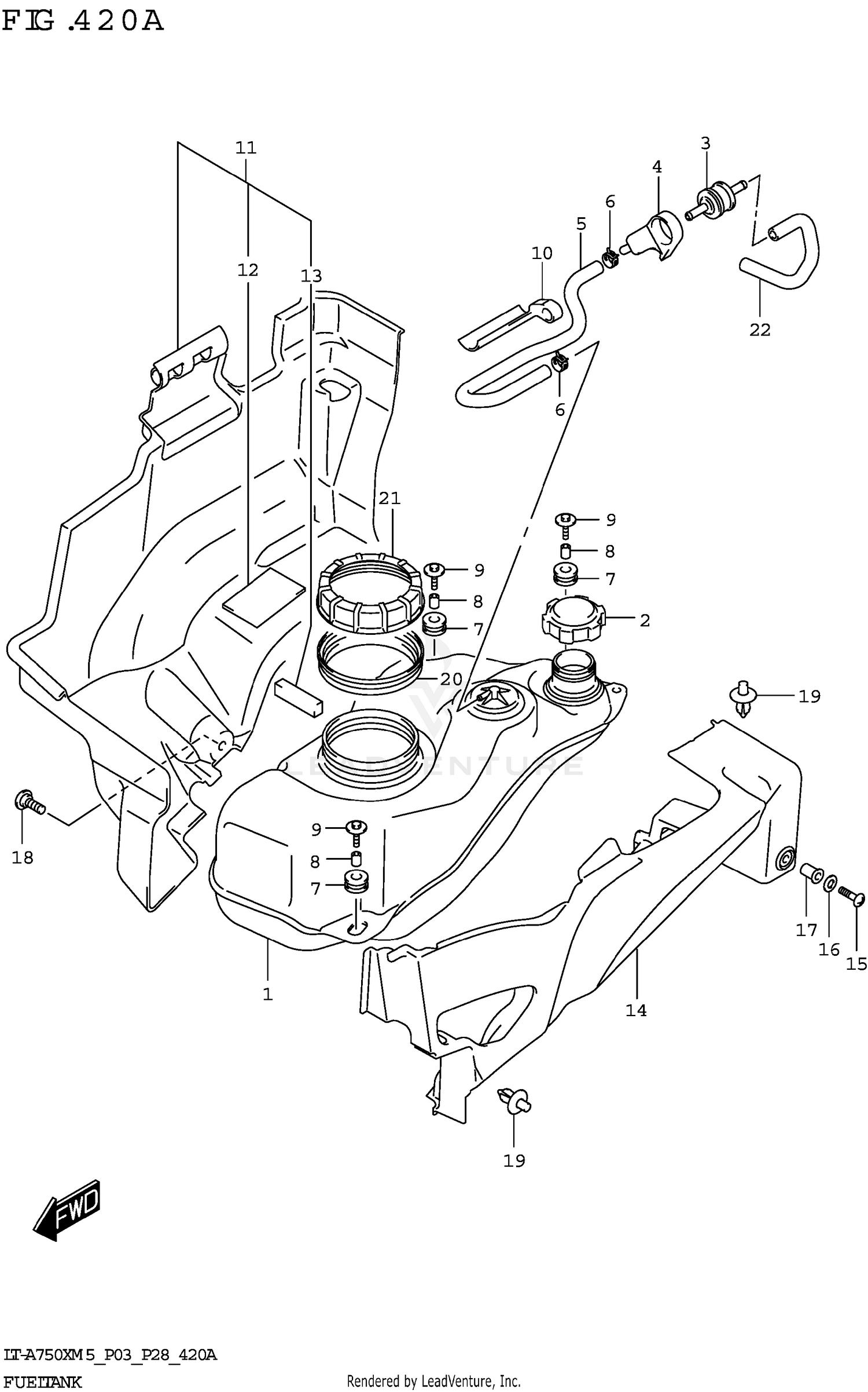 FUEL TANK (P03,P28)