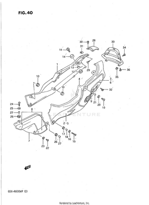 Frame Cover (model N) Schematic