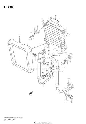 Oil Cooler Schematic