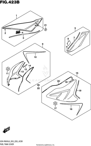 Fuel Tank Cover (arb) Schematic