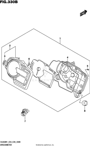 Speedometer (e03,e33) Schematic