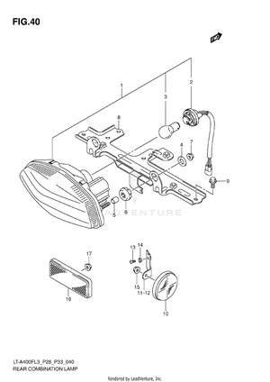 Rear Combination Lamp (lt-a400fzl3 P28) Schematic