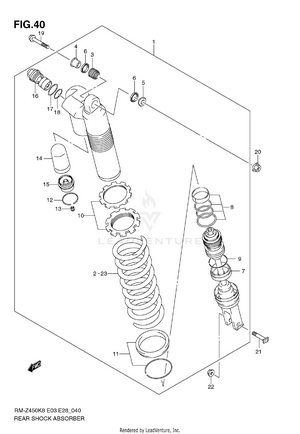 Rear Shock Absorber Schematic