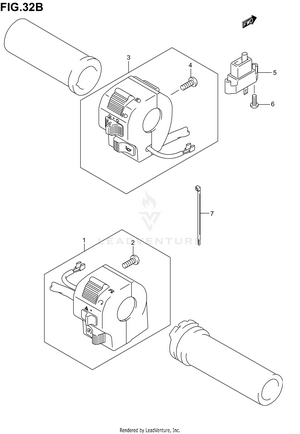 Handle Switch (model K5) Schematic