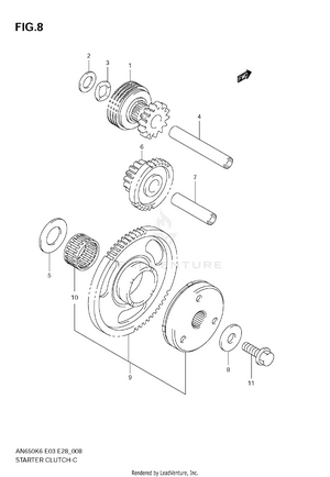 Starter Clutch Schematic