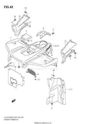Front Fender Schematic