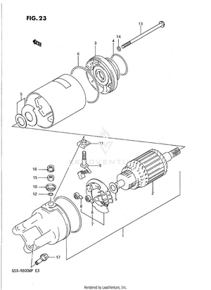 Starting Motor Schematic