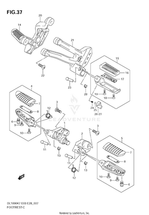 Footrest Schematic
