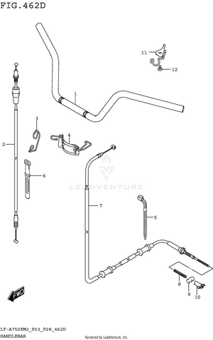 Handlebar (lt-a750xpm2 P03) Schematic