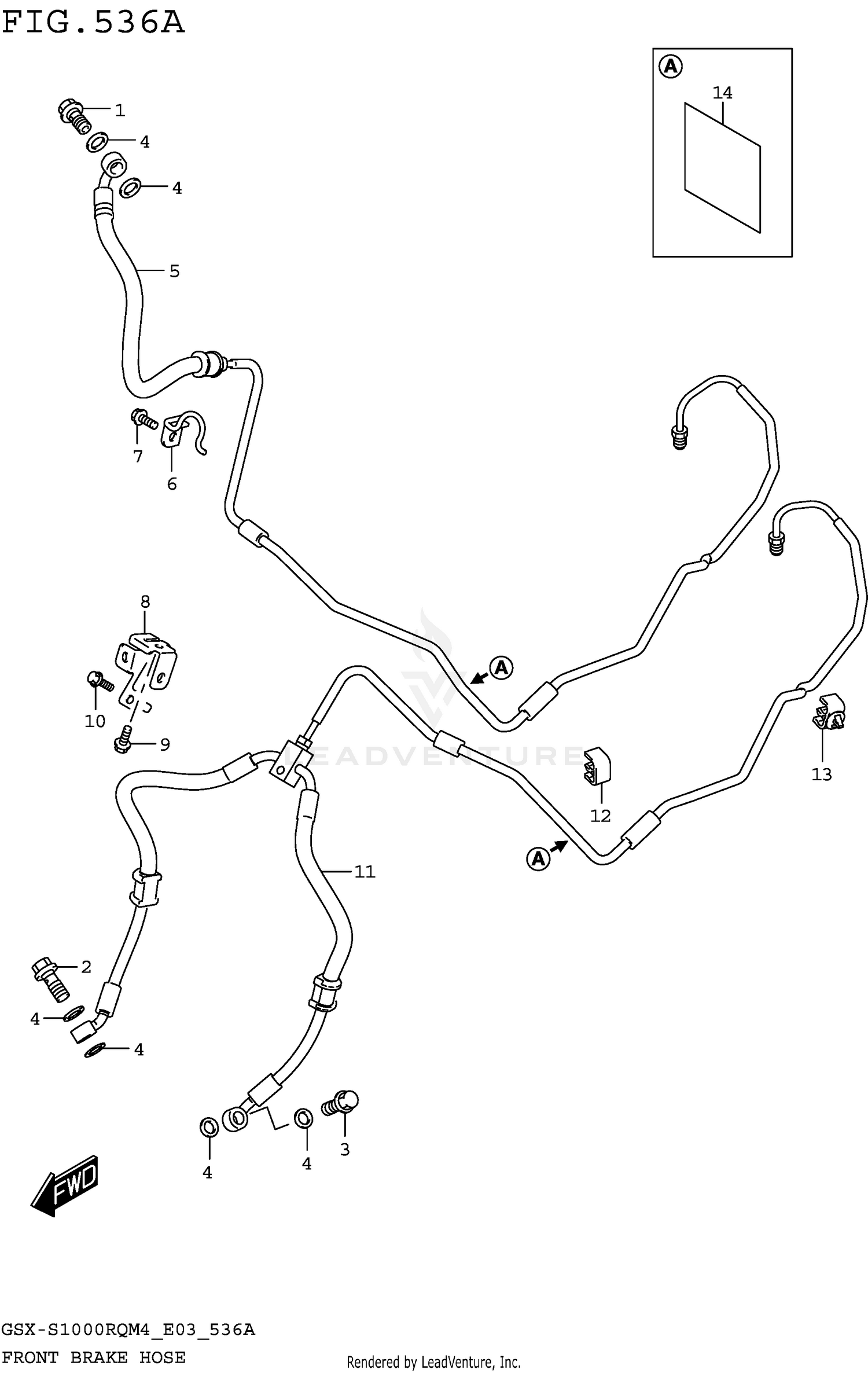 FRONT BRAKE HOSE