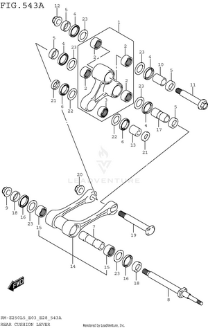 Rear Cushion Lever Schematic