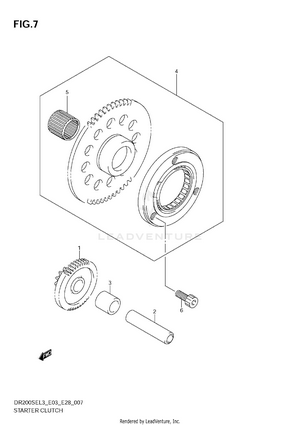 Starter Clutch Schematic