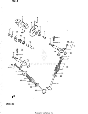 Cam Shaft - Valve Schematic