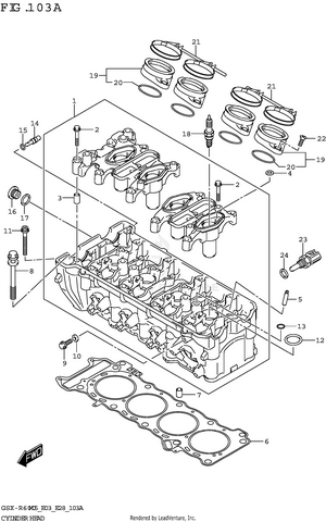 Cylinder Head Schematic