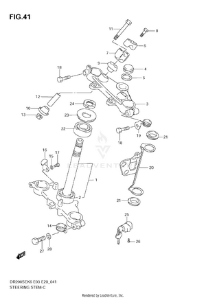 Steering Stem Schematic