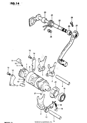 Gear Shifting (model D) Schematic
