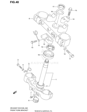 Front Fork Bracket Schematic