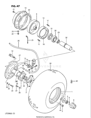 Rear Wheel (left) Schematic
