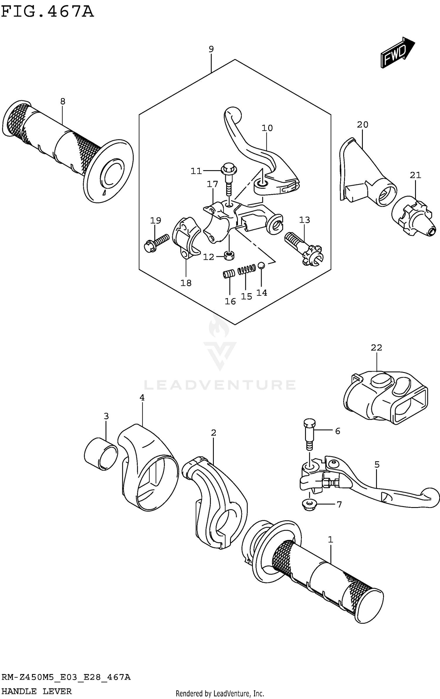 HANDLE LEVER