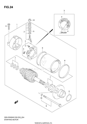 Starting Motor Schematic