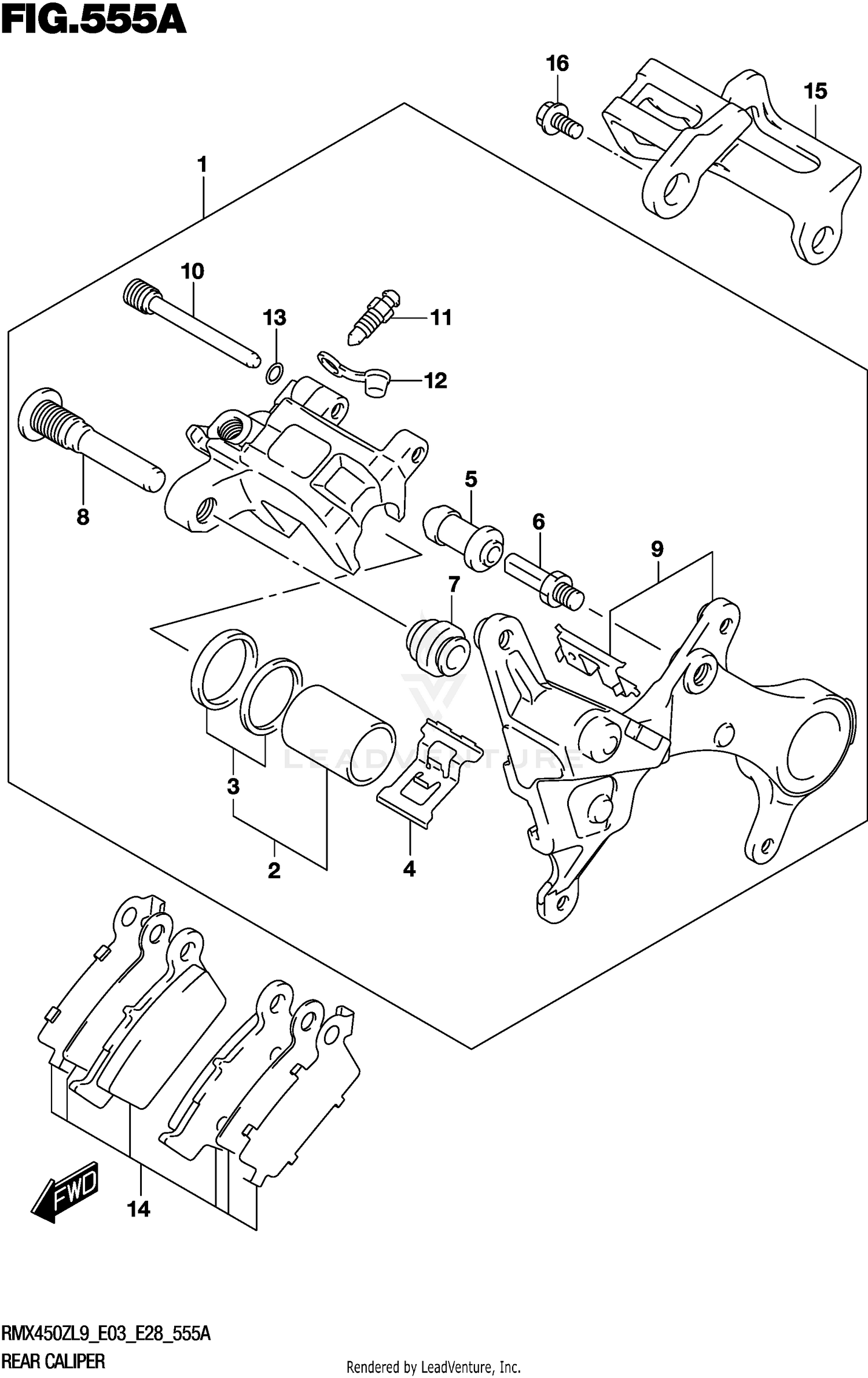REAR CALIPER