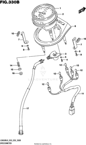 Speedometer (ls650bl8 E28) Schematic
