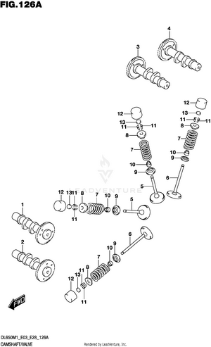 Camshaft/valve Schematic