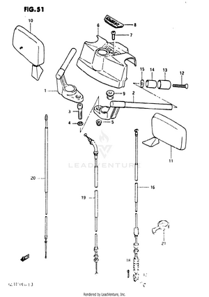 Handlebar (gs1150es3/ese/esf) Schematic