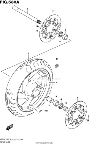 Front Wheel Schematic