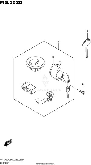 Lock Set (vl1500btl7 E28) Schematic