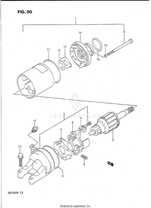 Starting Motor Schematic