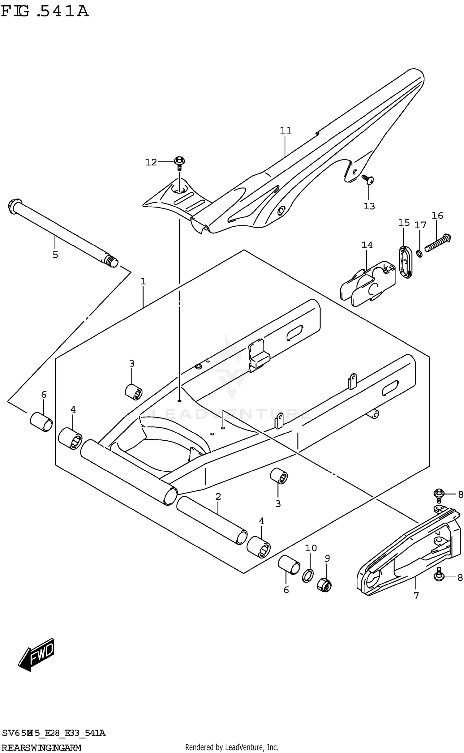 REAR SWINGINGARM