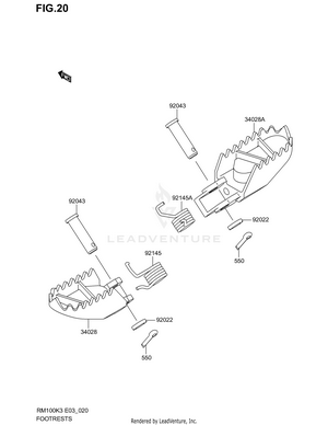 Footrests Schematic
