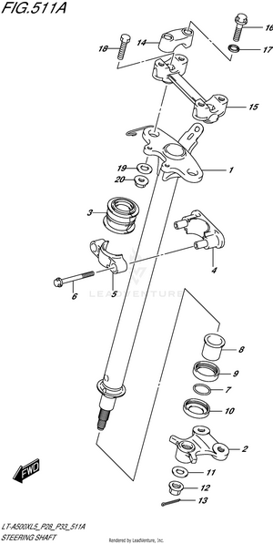 Steering Shaft Schematic