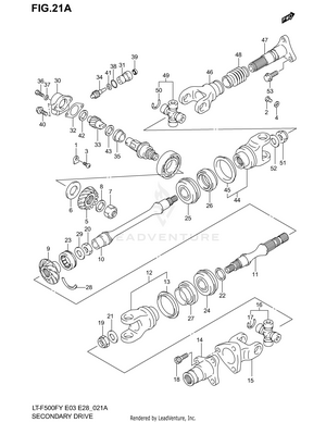 Secondary Drive (model K1/k2) Schematic