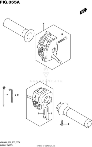 Handle Switch (an650l6 E33) Schematic