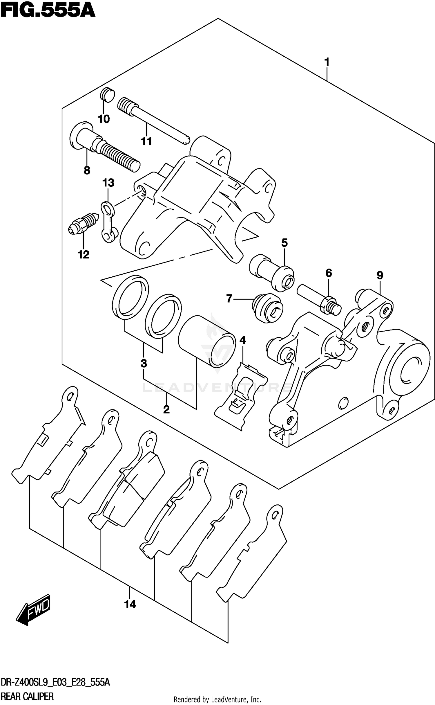 REAR CALIPER
