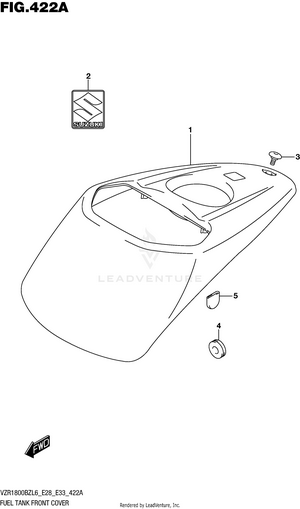 Fuel Tank Front Cover Schematic