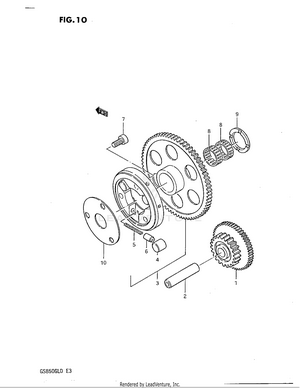 Starter Clutch Schematic