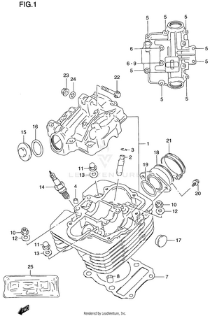 Cylinder Head Schematic