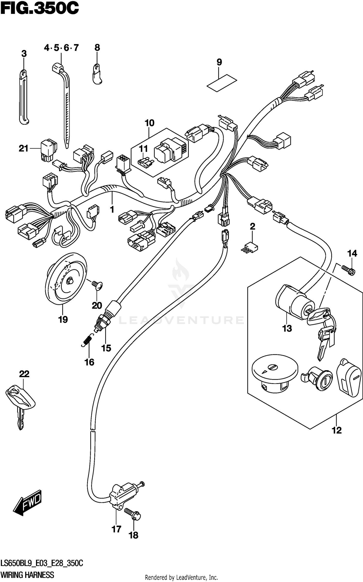 WIRING HARNESS (LS650BL9 E33)