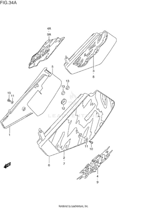 Frame Cover (model N/p/r/s) Schematic