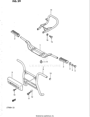 Footrest Schematic